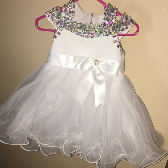 White pageant dress - Picture 1 of 5